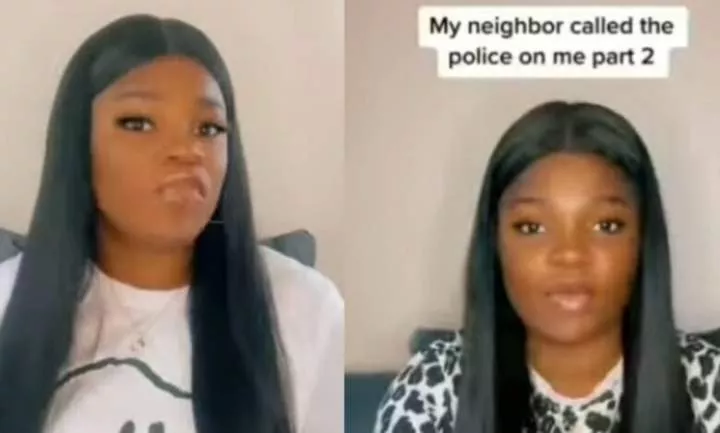 UK-based lady recounts how neighbors called police on her because her kids were crying (Video)