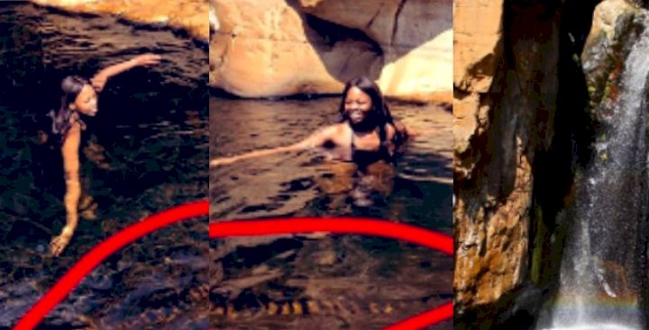 How I jumped into a pool not knowing there were snakes inside – Lady shares