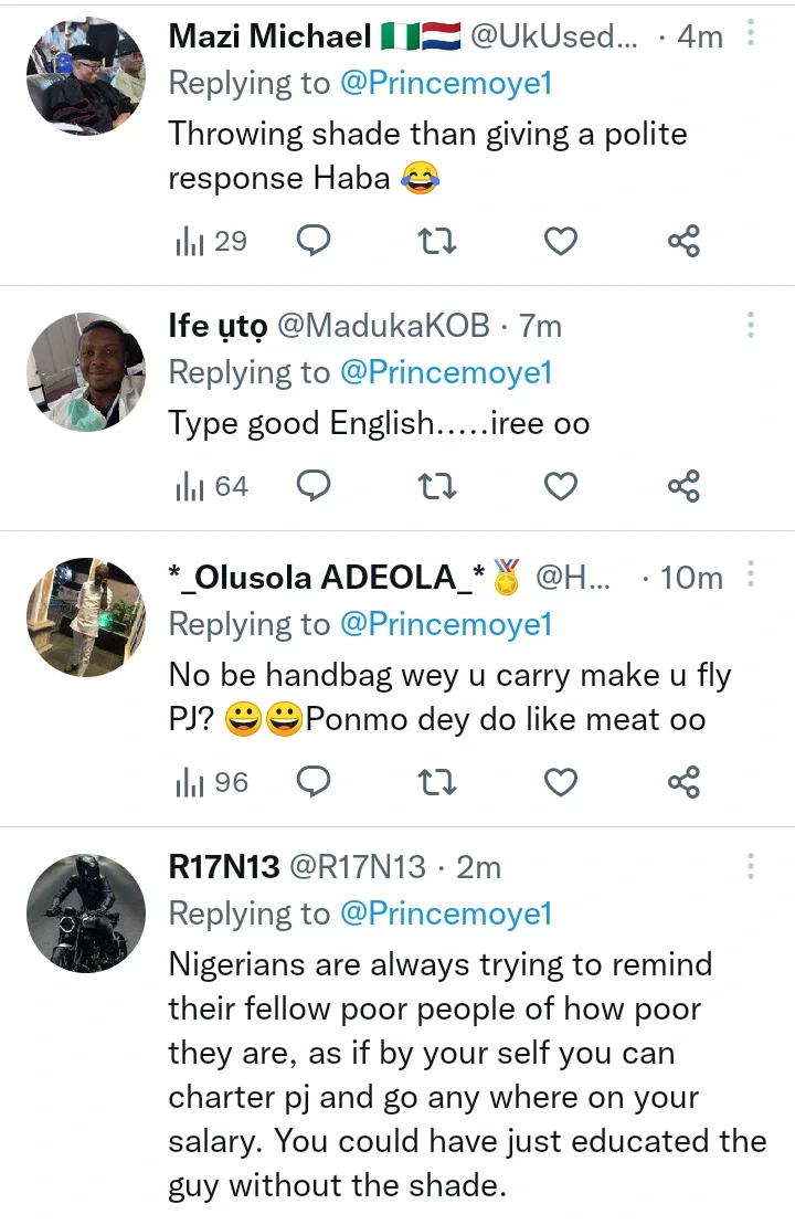 Reactions as Nigerian Police FPRO replies man who questioned why an air hostess was holding a gun.