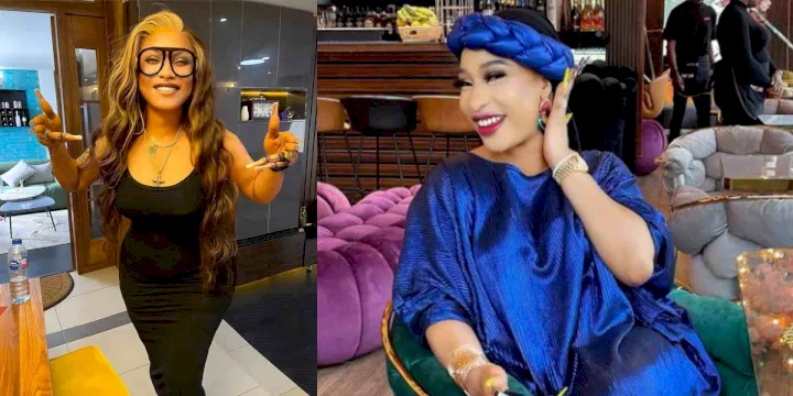 "This is total disrespect" - Tonto Dikeh cries out after being served a weird delicacy in her dream
