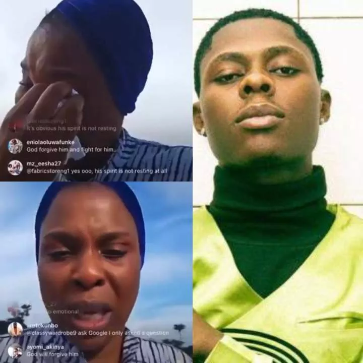 Activist Adetoun goes on IG live with claims that she's communicating with late singer Mohbad's ghost (video)
