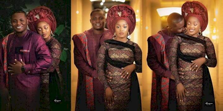 "This next level is bubbling in my heart" - Destined Kids' Rejoice Iwueze elated as she traditionally weds her partner (Photos)