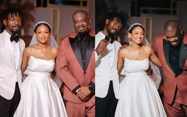 Photos from Nigerian R&B singer, Johnny Drille's secret wedding to Rima Tahini