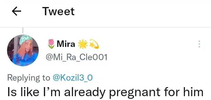 'I feel like I'm pregnant already' - Lady shares screenshot as Davido follows her back on Twitter