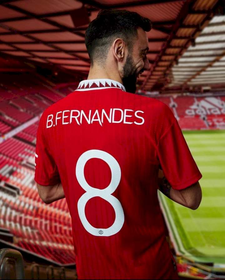 Bruno Fernandes follows in footsteps of Manchester United legends as he gets new shirt number ahead of 2022/23 campaign
