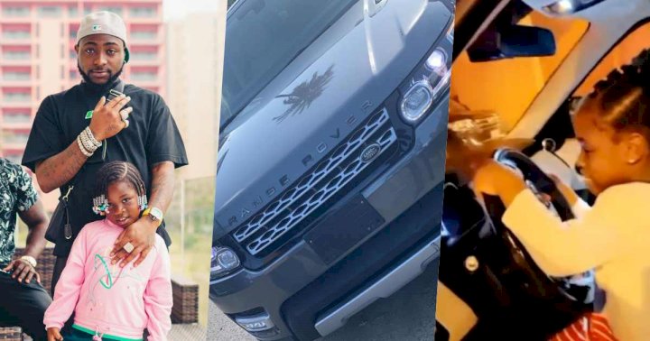 Davido gifts daughter, Imade brand new Range Rover SUV ahead of her 6th birthday (Video)