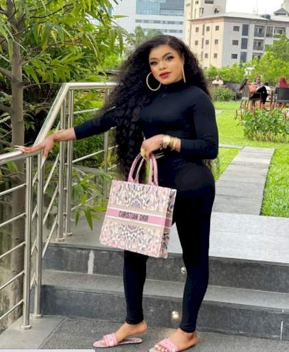 'Learn from your boss, it's not by 'kpekus'' - Bobrisky tells competitors, flaunts stacks of N1000 notes
