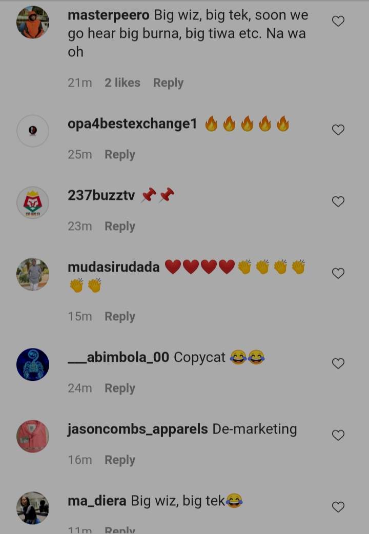 After Wizkid, Tekno changes name to Big Tek; Nigerians react