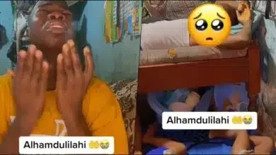 Young boy in tears as he shows condition of his family of seven who lives in one room (Video)