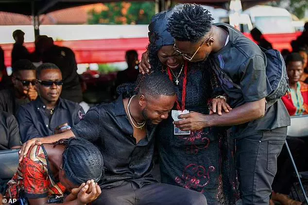 Hundreds of mourners including Ghana's president pay their last respects to Christian Atsu who was killed in Turkish earthquake disaster (photos)