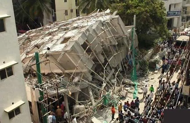 Many trapped as seven-storey building under construction collapses in Banana Island (photos/video)