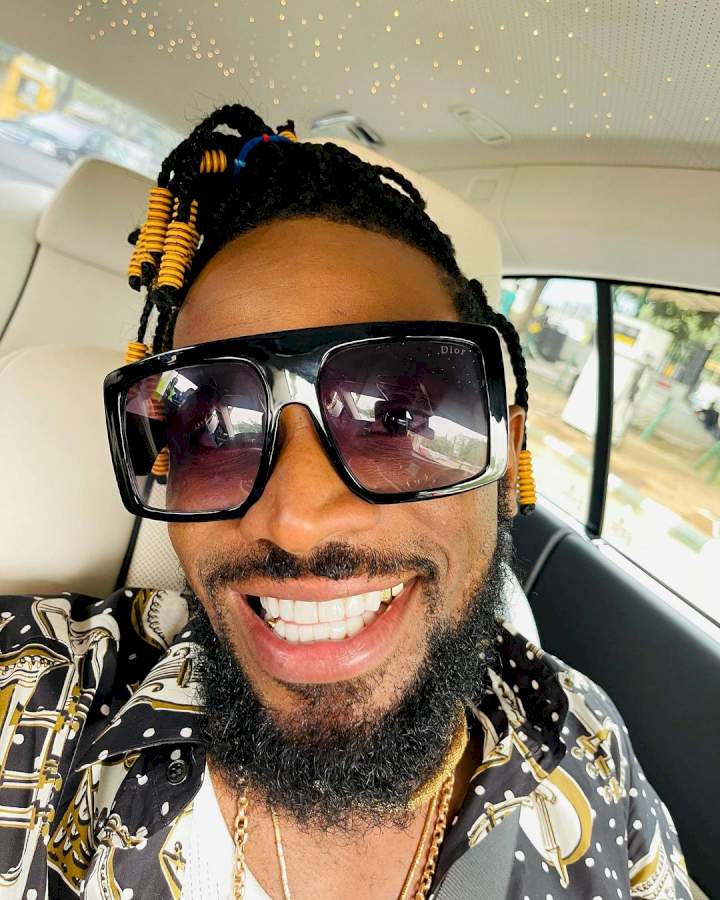 'You look like a low budget Yahoo boy' - Singer Dbanj's wife, Lineo tells him (Video)