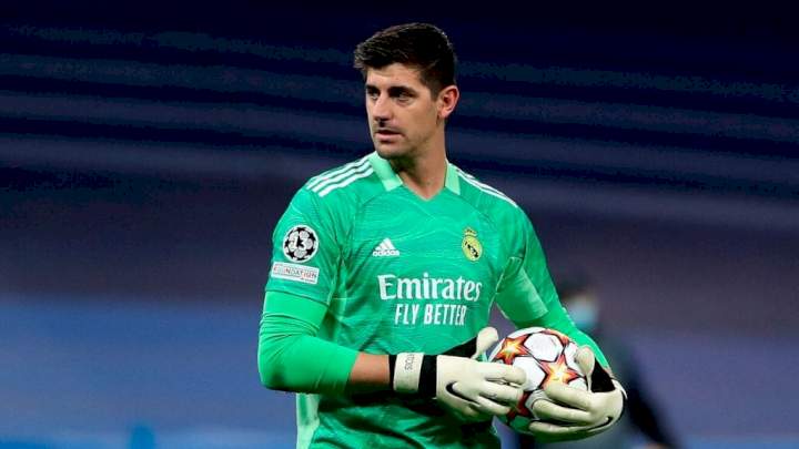 UCL: Courtois names two clubs Real Madrid wouldn't like to face in quarter-final