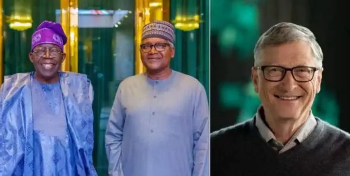 Details of President Tinubu's meeting with Dangote, Bill Gates revealed