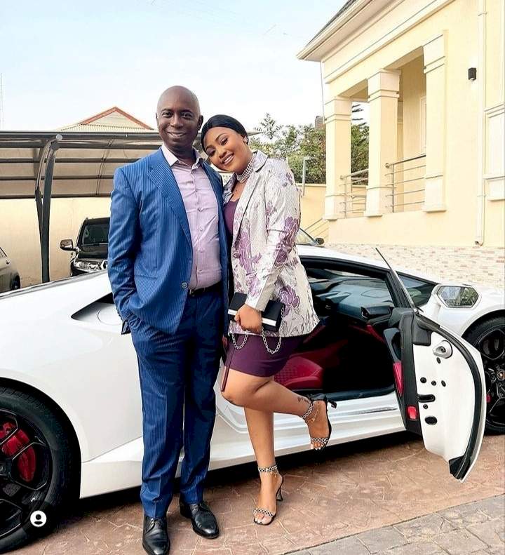 'There is no mercy for money' - Regina Daniels shares husband's reaction after playing viral 'billionaire song' for him