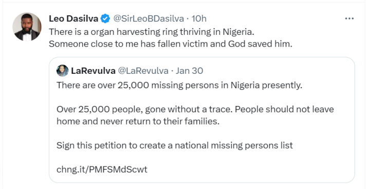 An organ harvesting ring is thriving in Nigeria - BBNaija