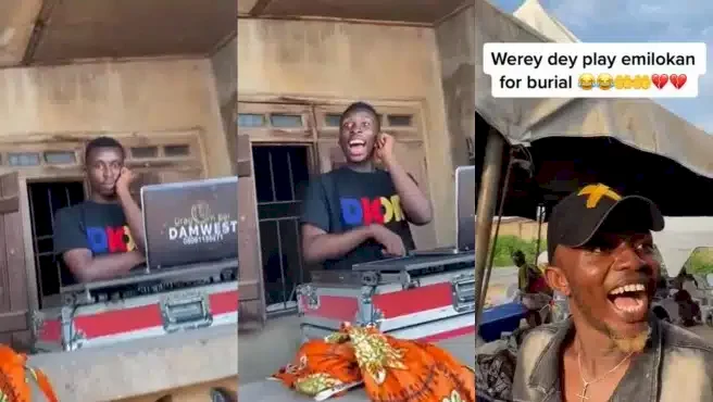 Drama as DJ plays 'I'm the next' at burial party (Video)