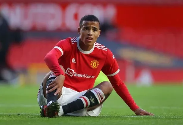 Mason Greenwood of Manchester United looks on during a pre-season friendly match between Manchester United and Brentford at Old Trafford on July 28, 2021 in Manchester, England.