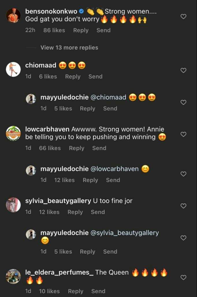 'Strong women' - Fans hail Yul Edochie's first wife, May, and Annie Idibia, as they link up (video)