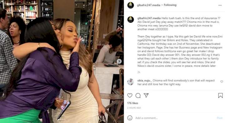 Identity of Davido's new alleged lover revealed following reconciliation rumours with Chioma (Details)