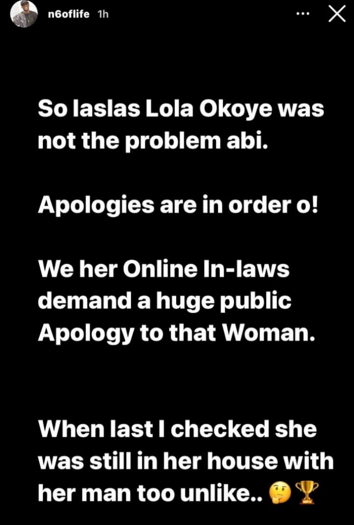 'So Lola Okoye was not the problem' - OAP N6 weighs in on P-Square's reconciliation