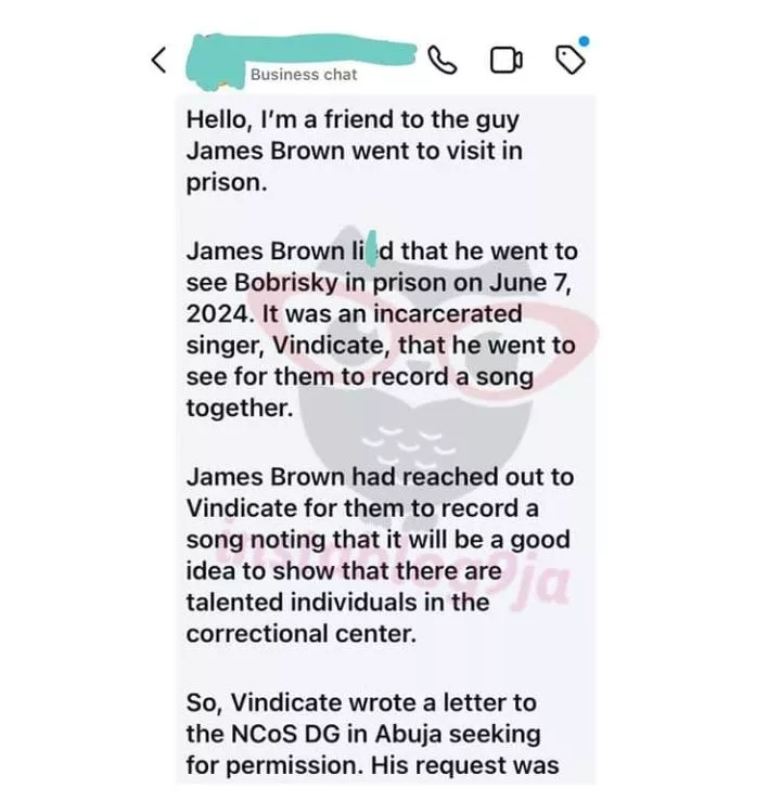 James Brown accused of faking Bobrisky prison visit, real reason exposed