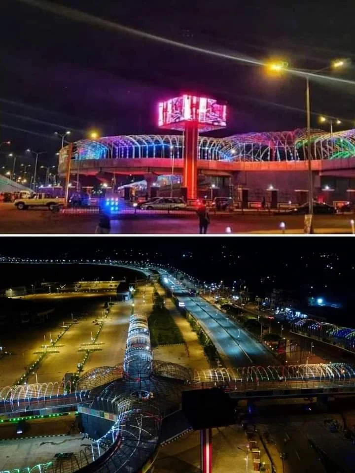 This is somewhere in Abakaliki, the capital of Ebonyi State in Igboland, at night-the hidden treasure city of Igboland.