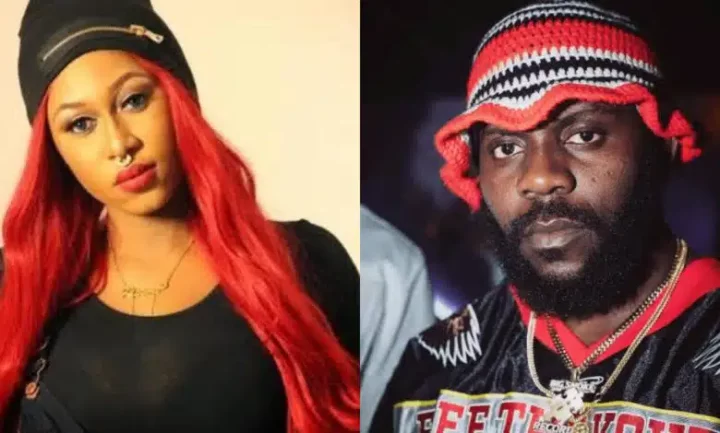 "You claim someone inspired you but won't agree he paved the way for you" - Cynthia Morgan drags Odumodublvck