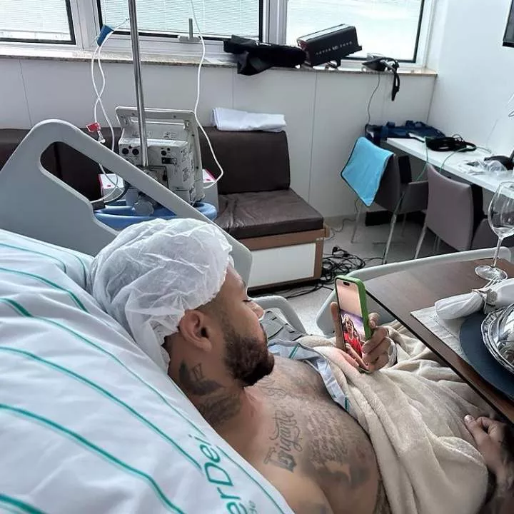 Neymar's surgery successful -- Credit: Neymar/Instagram