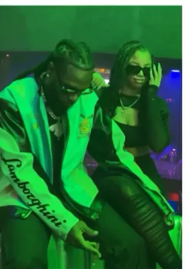 Burna Boy spotted out with American singer and actress Chloe Bailey in Lagos