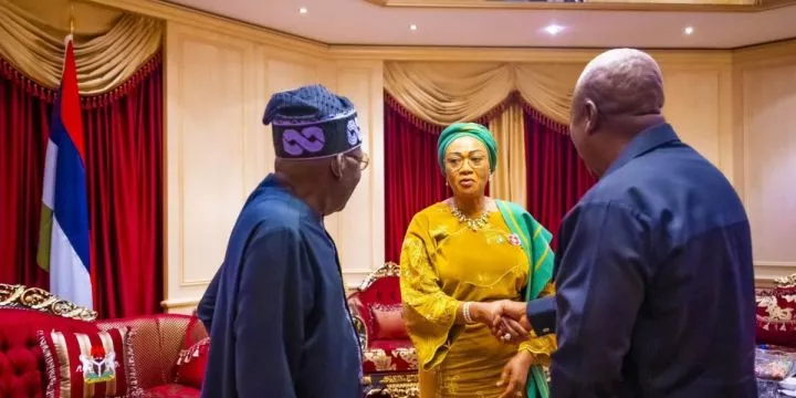 Photo: Tinubu hosts Ghana's president-elect, Mahama in Abuja