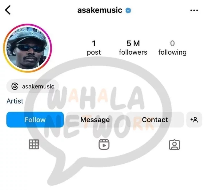 He's going through a lot - Speculations as Asake yanks Olamide's YBNL off IG bio