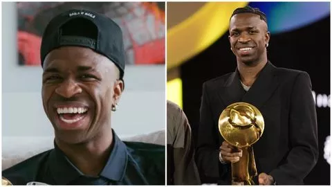 Rodri who? Vinicius Jr smiles again after emerging the Best Player at Globe Awards