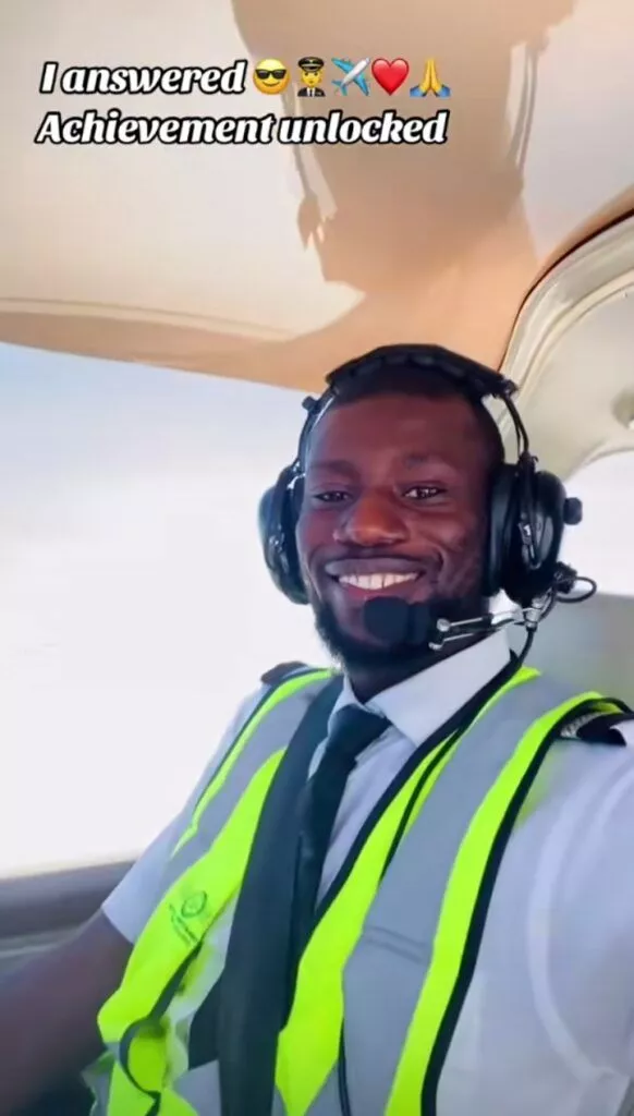 Man's dream comes true as he goes from building his own model planes to become a pilot