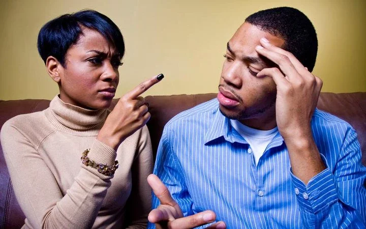 Angry couple(Ebony Magazine)