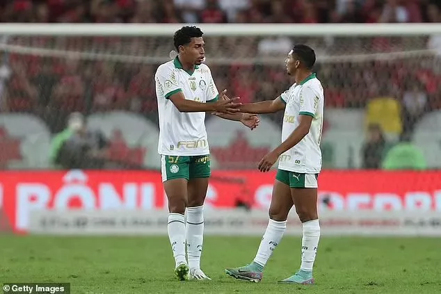 Forward Luighi (left) is another of Palmeiras' 'one in a billion generation' star-studded squad