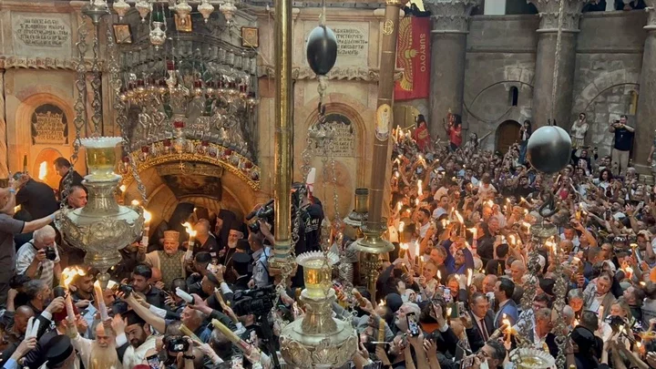 Israel Celebrates Holy Fire Ceremony To Mark The Orthodox Easter