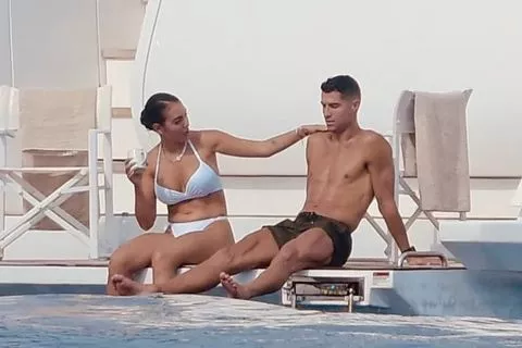 Georgina Rodriguez and Cristiano Ronaldo