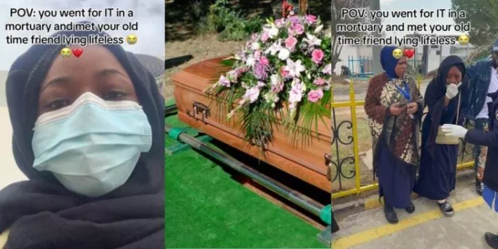 Lady goes for mortuary IT, finds old friend's lifeless body, bursts into tears