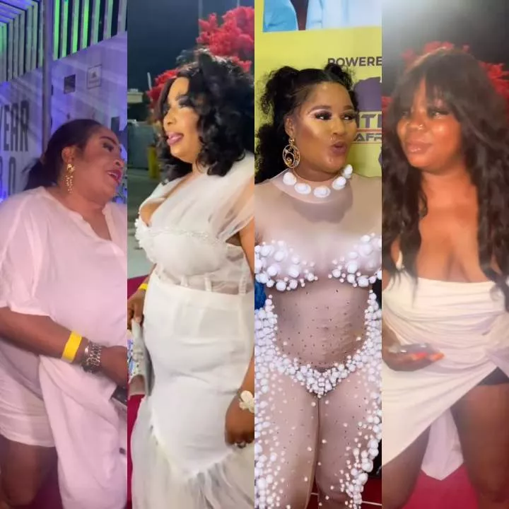 Yoruba actresses, others slay at K1 De Ultimate's all-white New Year Fest (video)