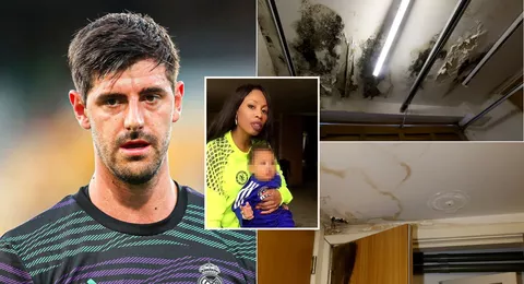 It's unacceptable - Thibaut Courtois' 50 year-old babymama calls him out for living lavish amid fears she could soon be homeless