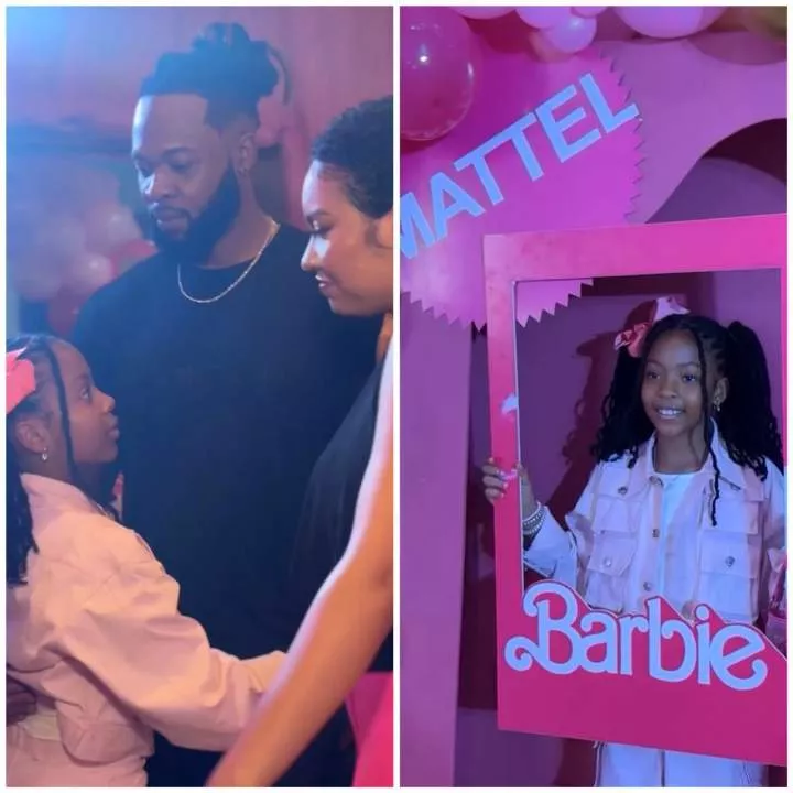 Singer Flavour and former beauty queen, Anna Banner, throw their daughter, Sofia, a birthday party