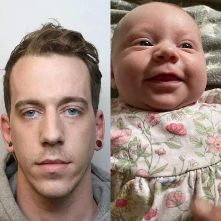 Dad jailed for shaking baby daughter so hard that she had a heart attack and d!Ed