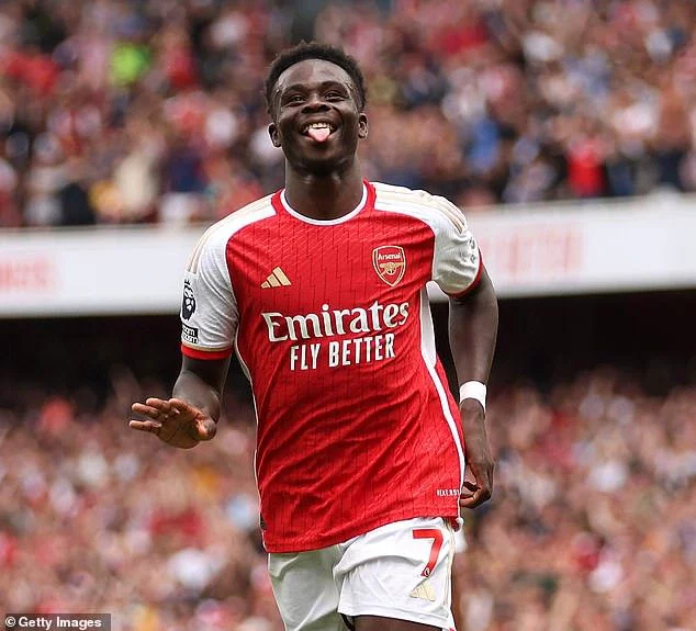 Arsenal winger Bukayo Saka is close behind with ten per cent of supporters predicting him to be the season's best watch