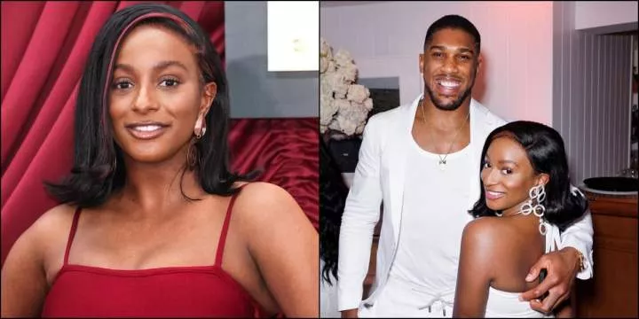 Cuppy stirs mixed reactions as she refers to Anthony Joshua as her security