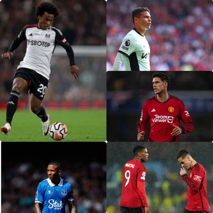 Five EPL players that will be out of contract after the end of the season.