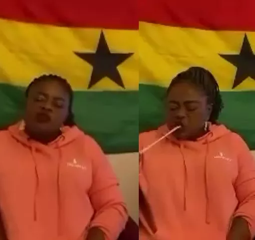 Ghanaian woman engages in chewing gum marathon to set world record (video)
