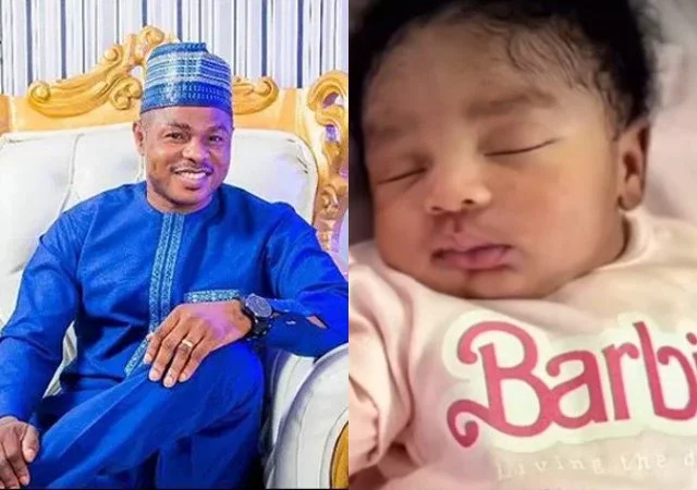 Gospel Singer Yinka Aiyefele and Wife Welcome Baby Girl