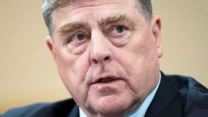 Retired U.S. Army General Mark Milley, former chairman of the Joint Chiefs of Staff, testifies before a House Foreign Affairs Committee hearing on the withdrawal from Afghanistan, on Capitol Hill in Washington, U.S., March 19, 2024. REUTERS/Bonnie Cash