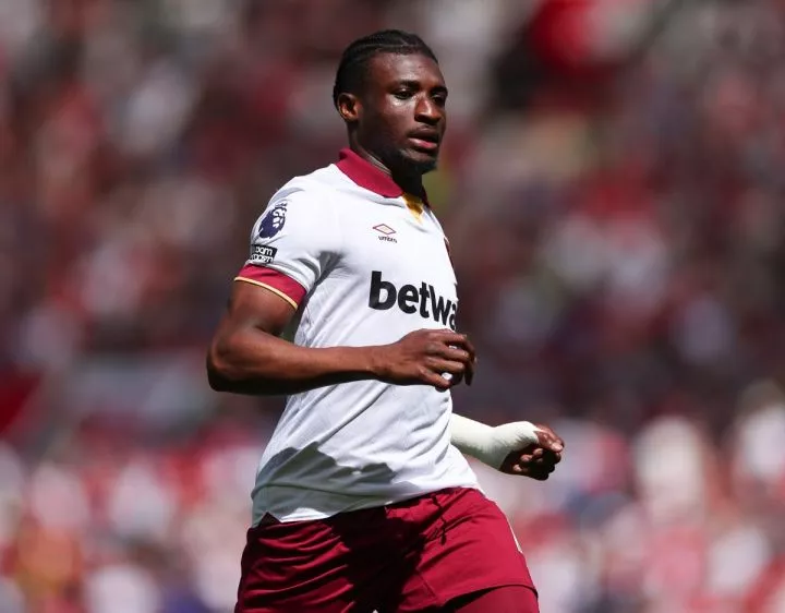 Mohammed Kudus in action for West Ham
